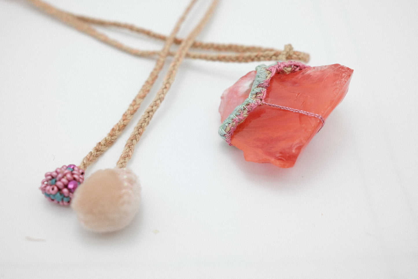 Naszyjnik KWARC ARBUZOWY