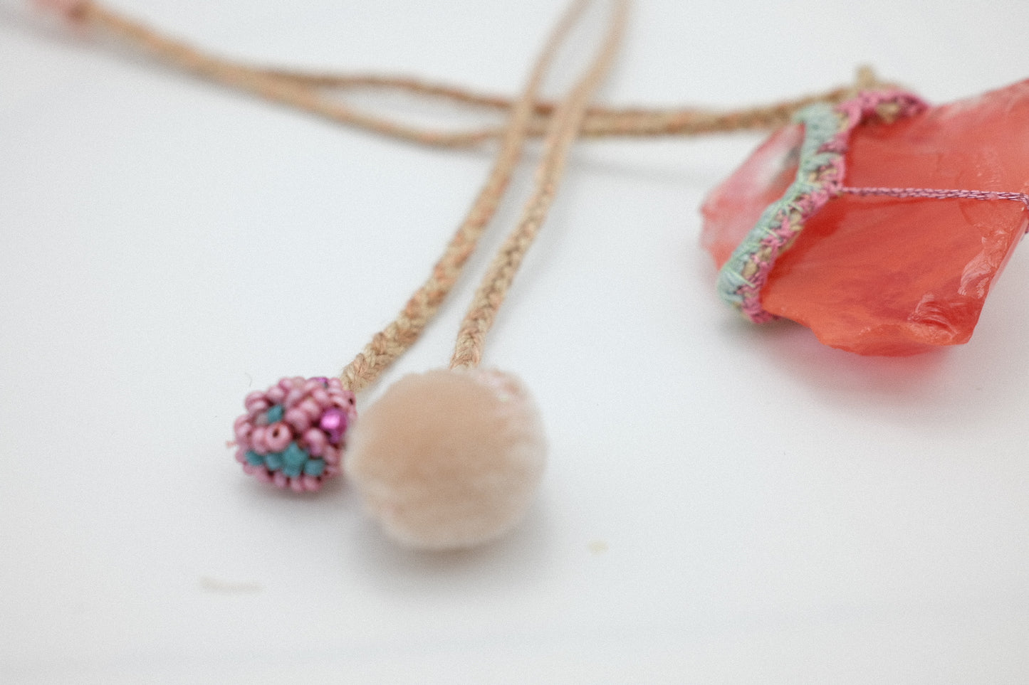 Naszyjnik KWARC ARBUZOWY